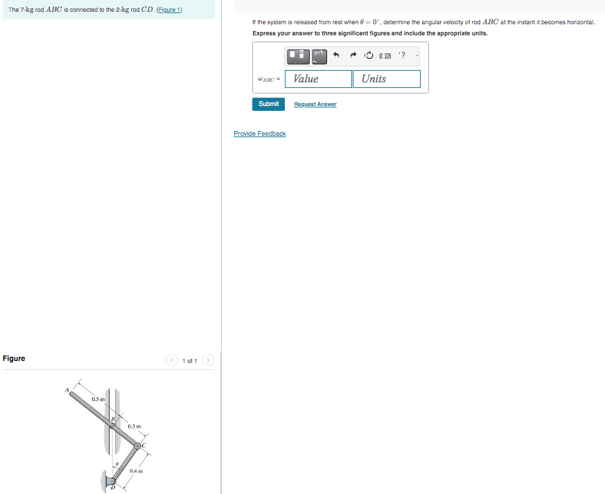 Solved If the system is released from rest when θ=0°, | Chegg.com