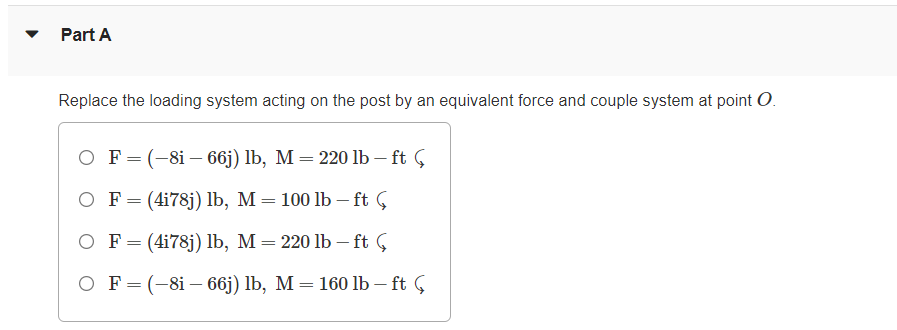 Solved у 30 lb 1 ft ذرا 3 60 16 3 ft 40 16 2 ft 0 X Part A | Chegg.com