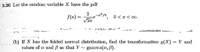 Solved 3.20 Let the random variable X have the pdf 2 12 f(x) | Chegg.com