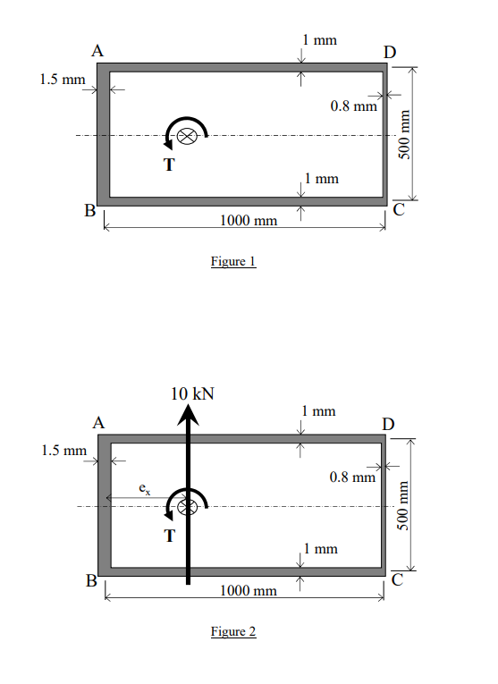 Solved A single cell section supports an unknown torque | Chegg.com