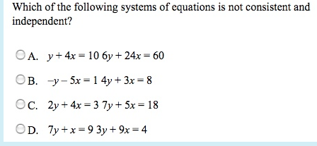 Solved What is the solution of the system of inequalities? | Chegg.com