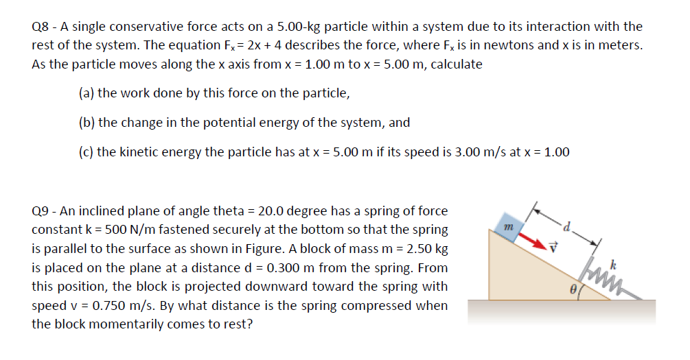 Vibrant A Single Conservative Force Acts On A 5.00 Kg Particle Image for Desktop Vibrant A Single Conservative Force Acts On A 5.00 Kg Particle Image for Desktop