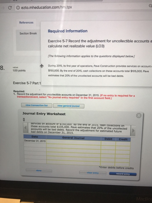 Calculateuncollectibleaccounts Expense And Allowance