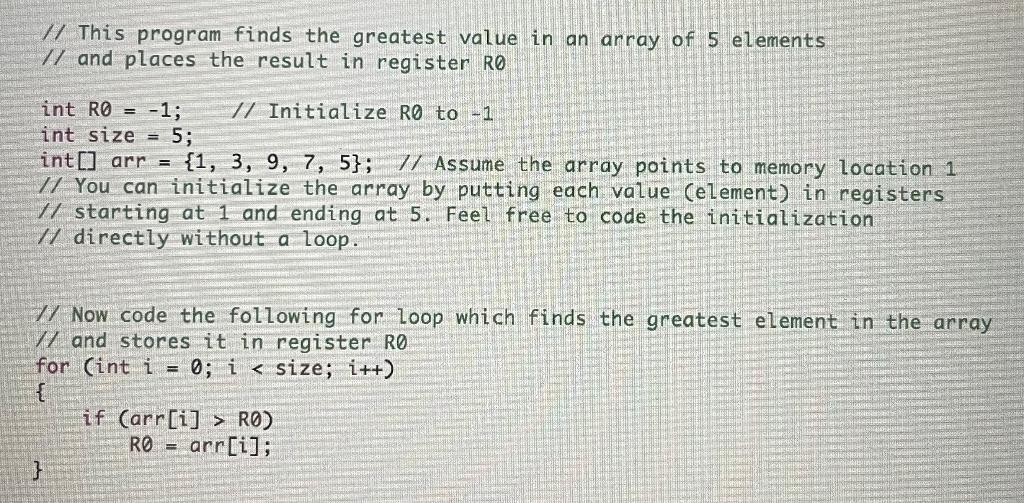 In this exercise, you will be writing assembly code | Chegg.com