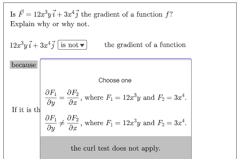 Solved If it is the gradient of a function f, find f | Chegg.com