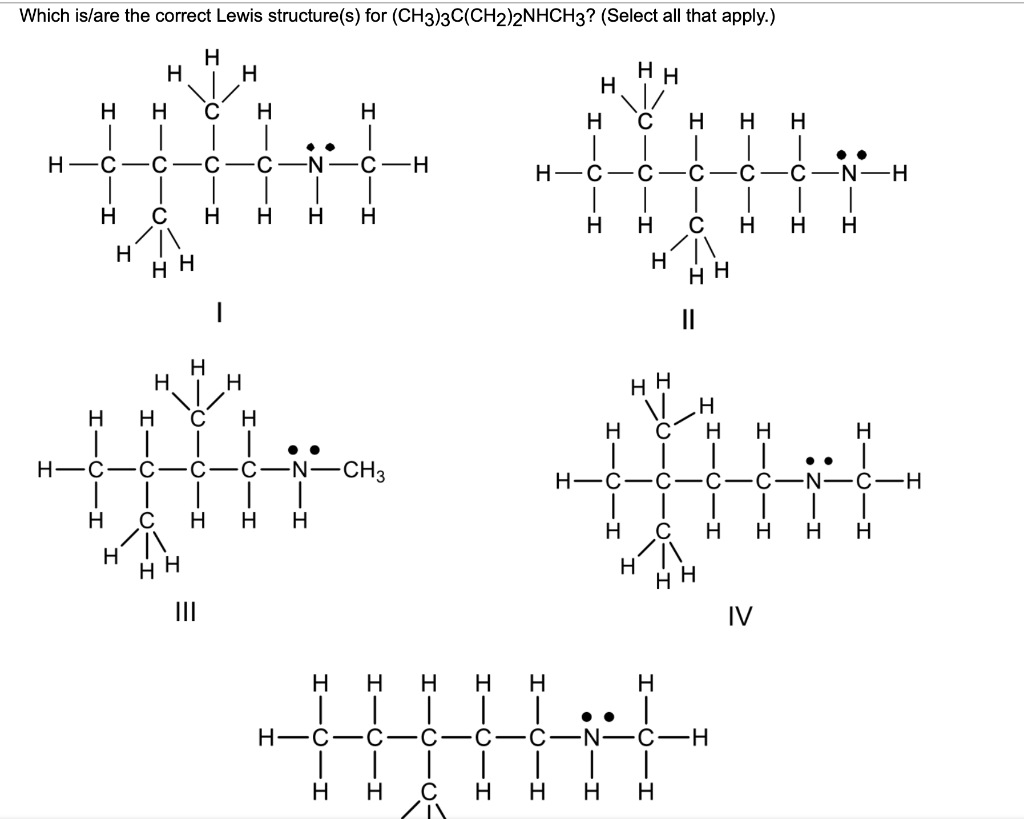 Solved Which Isare The Correct Lewis Structures For 8170