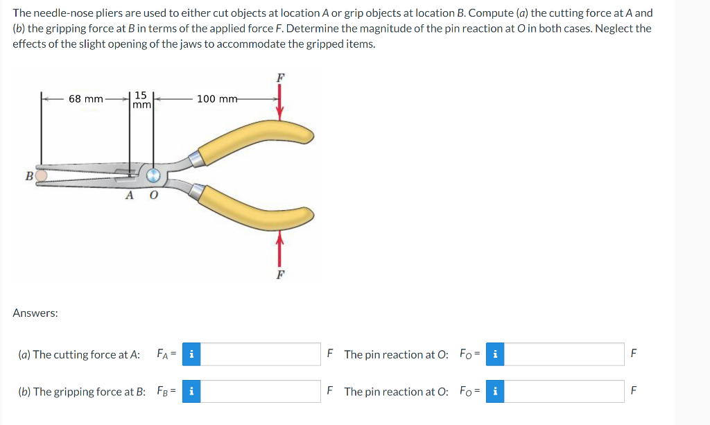 Solved The needlenose pliers are used to either cut objects