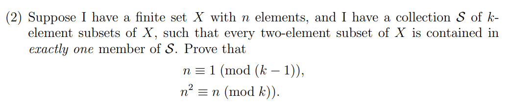 Solved 2) Suppose I have a finite set X with n elements, and | Chegg.com