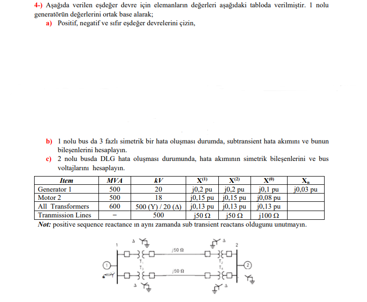 Solved The values of the elements for the equivalent | Chegg.com