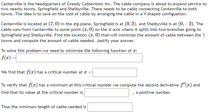 Solved two nearby towns, Springfield and Shelbyville. There | Chegg.com