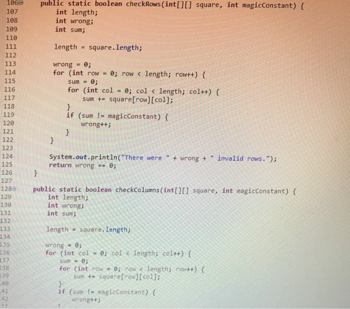 Solved Magic Squares The problem is to write a Java program | Chegg.com
