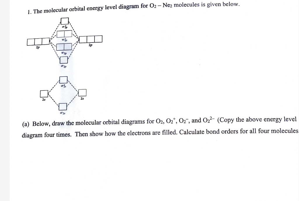 molecular orbital diagram for ne2