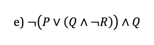 Solved ¬(P∨(Q∧¬R))∧Q | Chegg.com