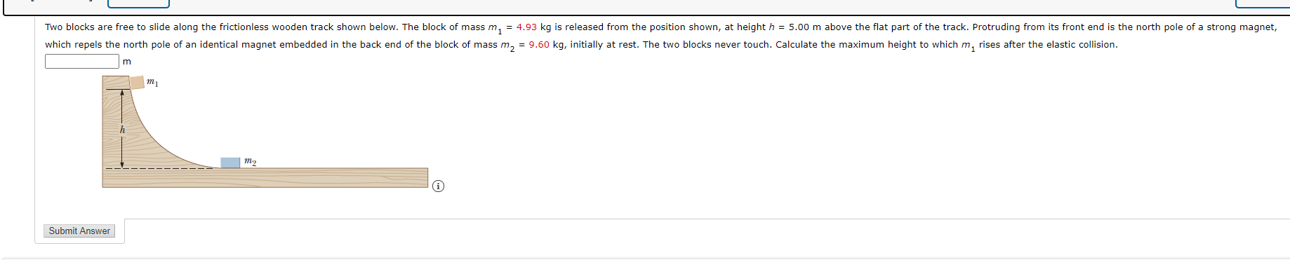 Solved Two blocks are free to slide along the frictionless | Chegg.com