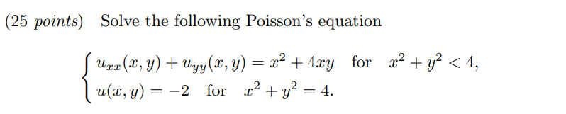 Solved This Is A Partial Differential Equations Problem. | Chegg.com