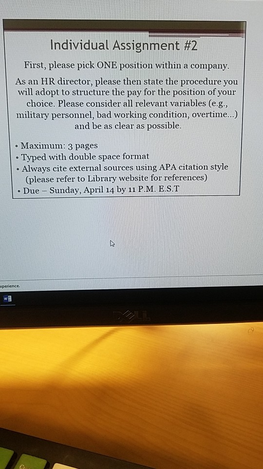 The position I would like to pick is a Shift lead at