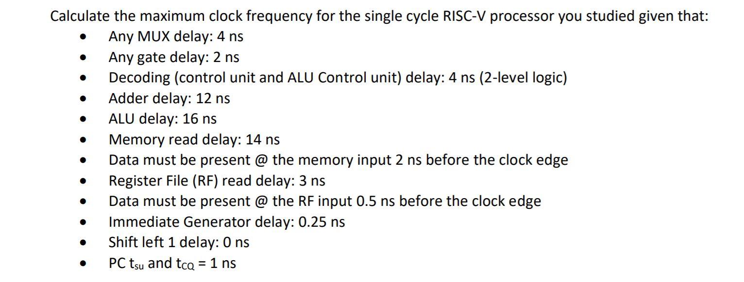 Solved Update the datapath of the single cycle RISC-V