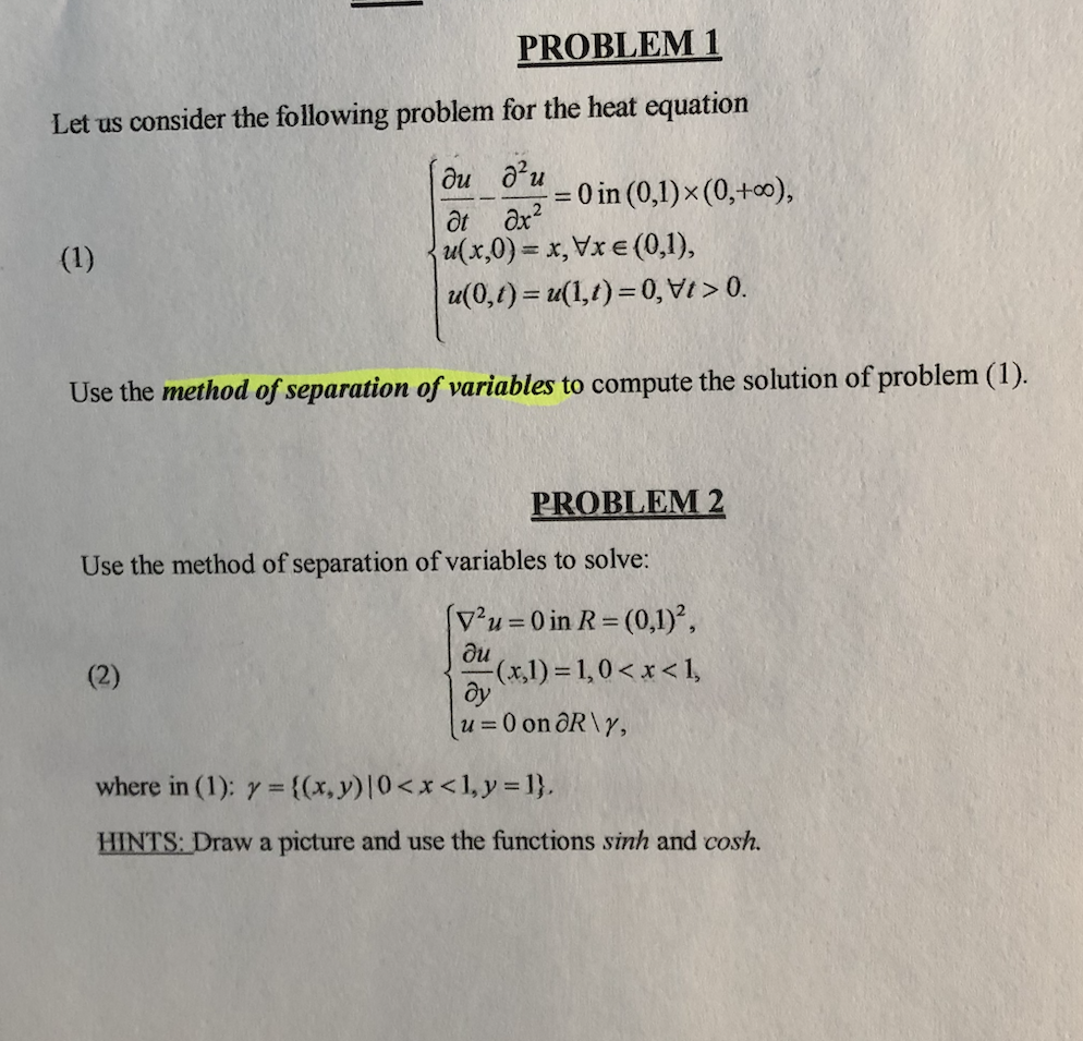 Solved PROBLEM 1 Let us consider the following problem for | Chegg.com