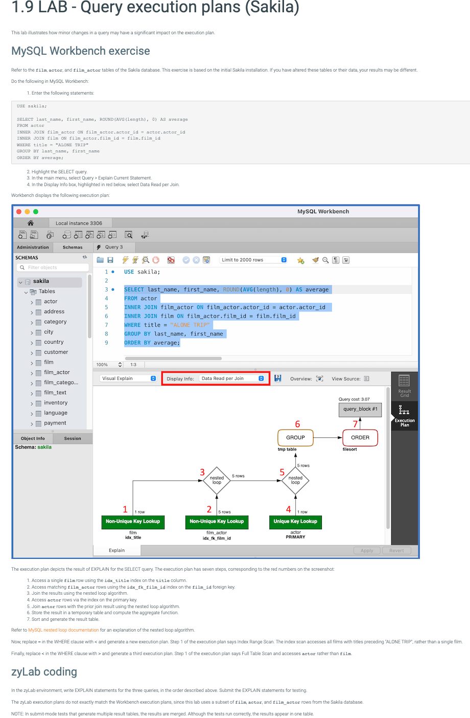 1-9-lab-query-execution-plans-sakila-this-lab-chegg