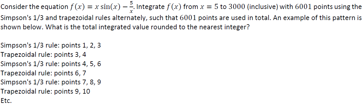 Solved Consider the equation f(x) = x sin(x) – Integrate | Chegg.com