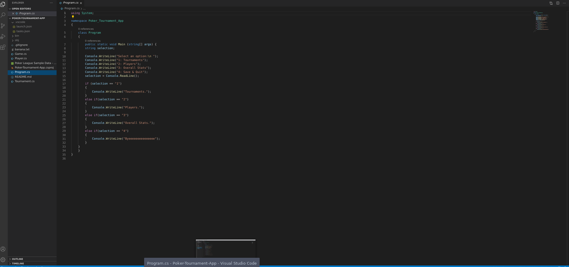 Hi, I need help writing a program in C# to record | Chegg.com