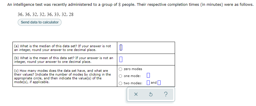 Solved An intelligence test was recently administered to a | Chegg.com