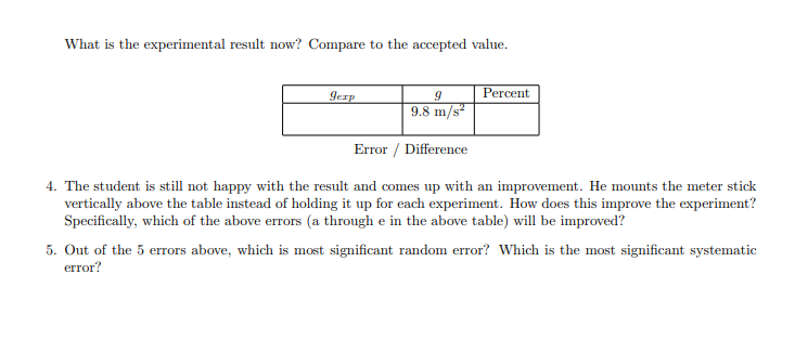Solved Error Analysis Worksheet A student does a simple | Chegg.com