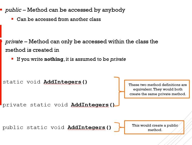 Solved • Method names in C# should always be Pascal Case | Chegg.com