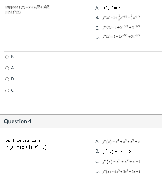 Solved Suppose F X X 2 Fx 335 Find F X A F X 3 B