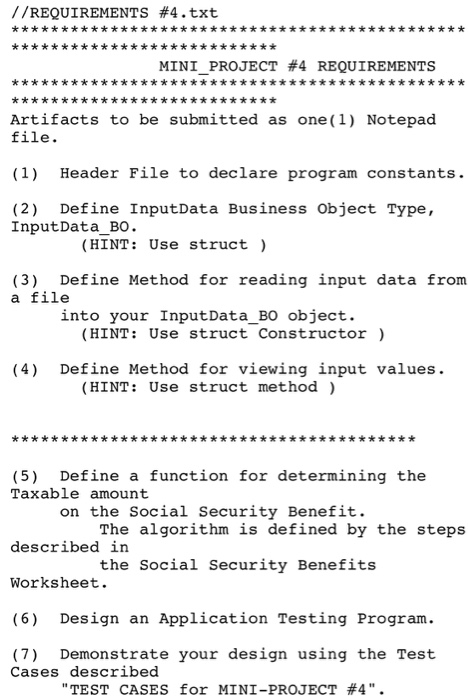 Requirements 4txt Miniproject 4 Requirements Artifacts Submitted One 1 ...