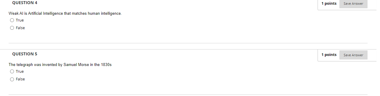 Solved QUESTION 1 1 points Saved The technological | Chegg.com