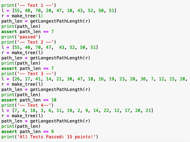 Solved class TreeNode: def __init__(self, key, | Chegg.com