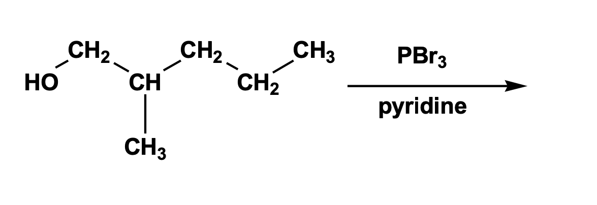 Solved CH2 HO CH CH2 CH3 CH2 PBr3 pyridine CH3 | Chegg.com