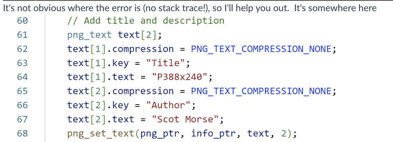 Solved When I run the C code I get 3 Warning Messages. And | Chegg.com