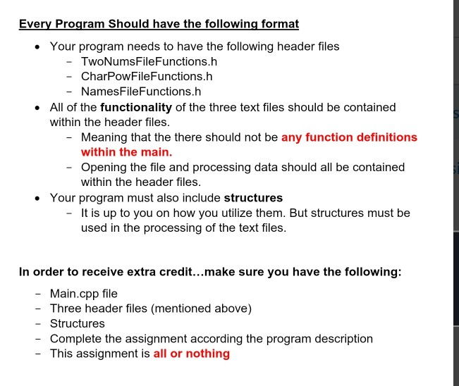 Program Description: You will be creating a program | Chegg.com