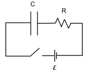 Solved A resistor and capacitor are attached in a circuit | Chegg.com