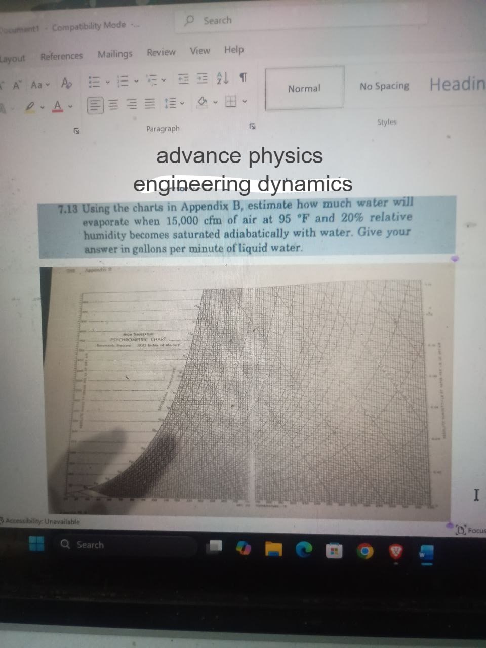 Solved \section*{advance physics engineering dynamics}7.13 | Chegg.com