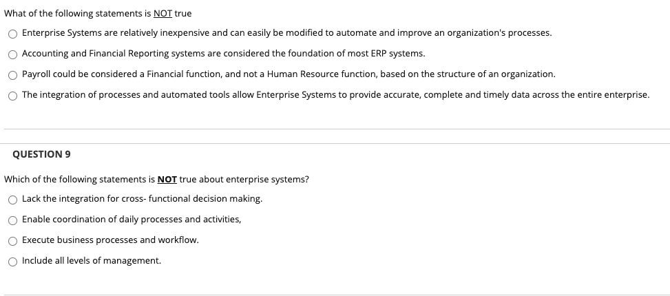 Which Of The Following Is Not True About Enterprise