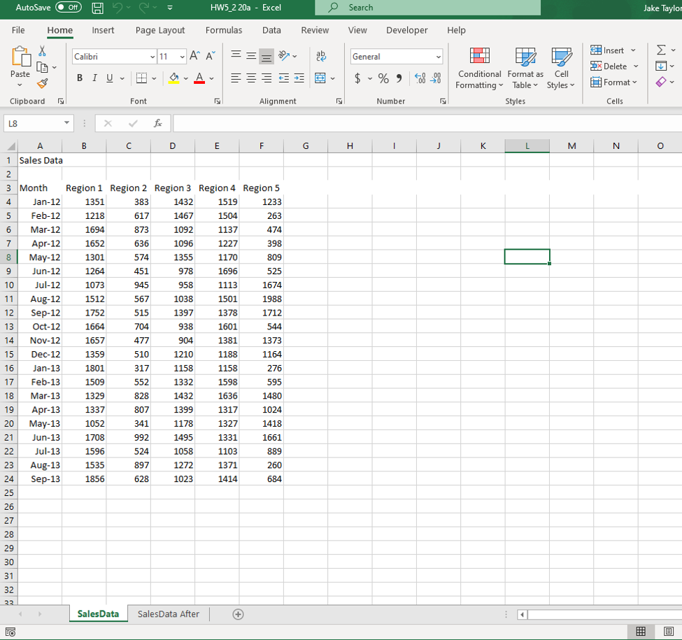 How to create this moving average in VBA to work with