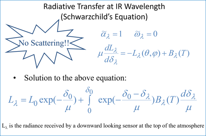 1 An Ir Radiometer Is Setup On An Airplane Lookin Chegg Com