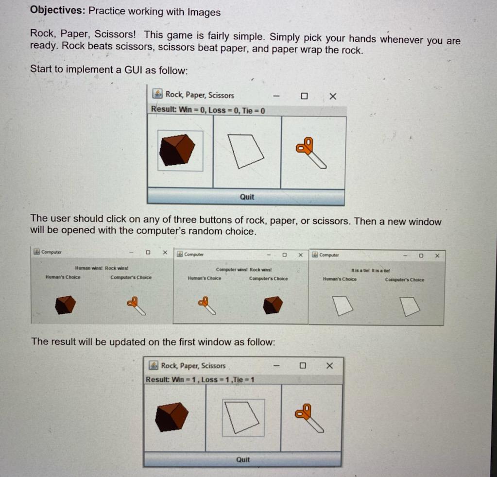 Solved The following images are to be used in this JAVA GUI: | Chegg.com