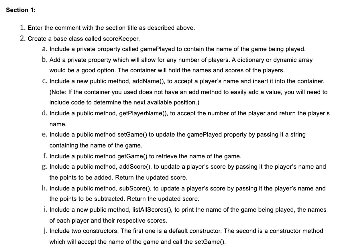 Solved Please complete in Java Header Comment | Chegg.com
