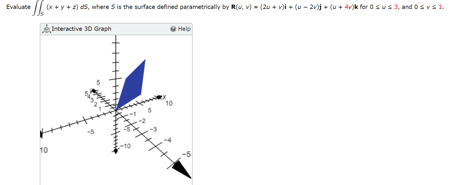 Solved Evaluate Slos X Y Z Ds Where S Is The Surfa Chegg Com