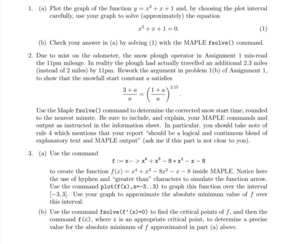 solved-1-a-plot-the-graph-of-the-function-y-x3-x-1-chegg