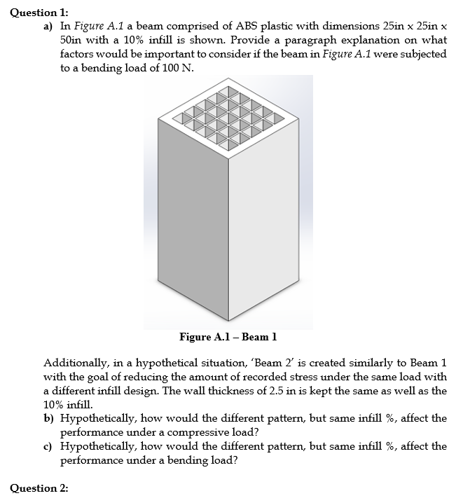 I Need Help With Question 1 Parts (a), (b), And (c). | Chegg.com