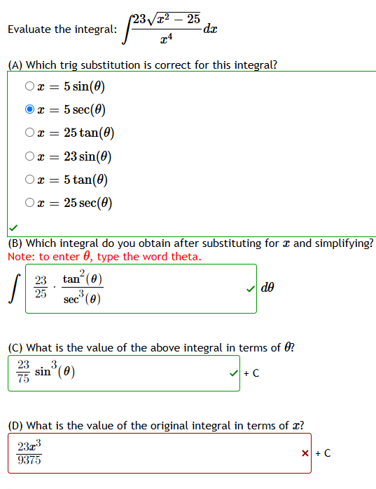 Can someone please help me solve part D in the | Chegg.com