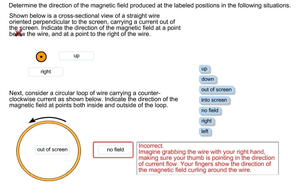 Solved Determine the direction of the magnetic field | Chegg.com