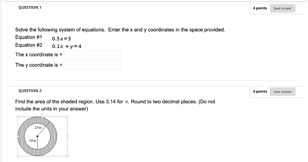 Solved QUESTION 1 4 points Save Answer Solve the following | Chegg.com