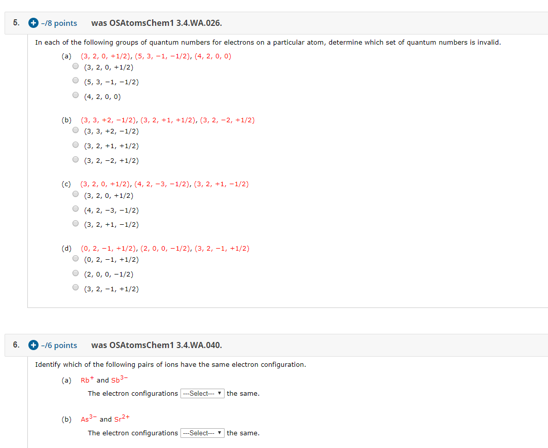 Solved 5. -/8 points was OSAtomsChem1 3.4.WA.026. In each of | Chegg.com