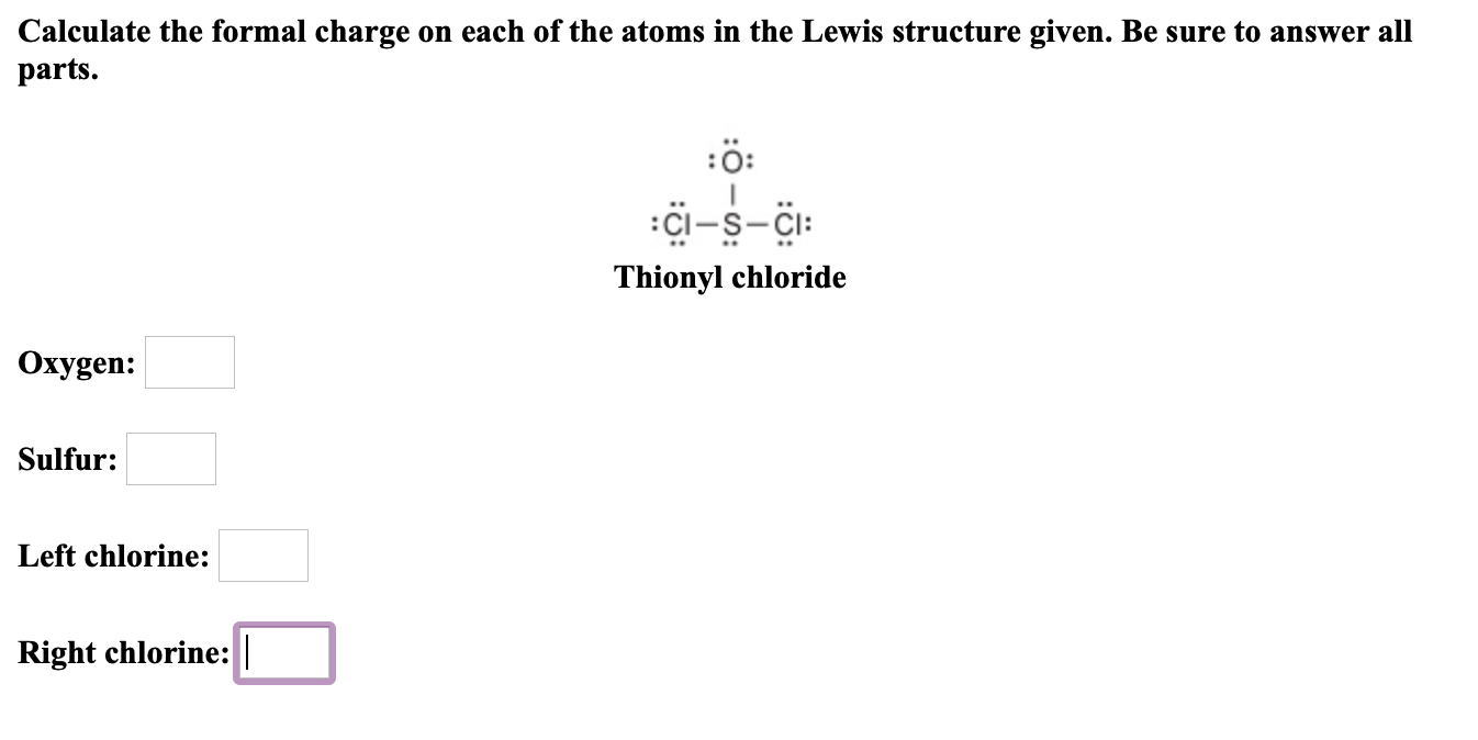 calculating formal charge lewis structure